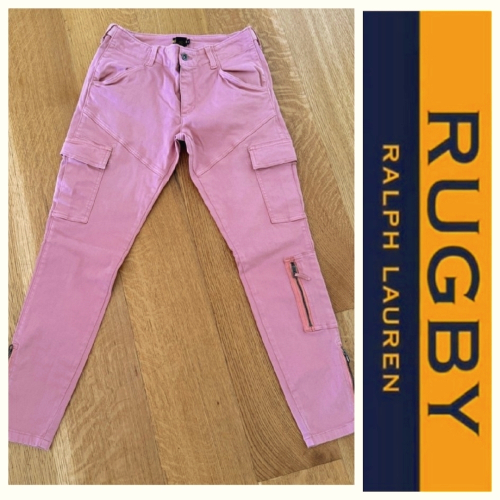 RUGBY 🏉 RALPH LAUREN Pink Cargo Pants